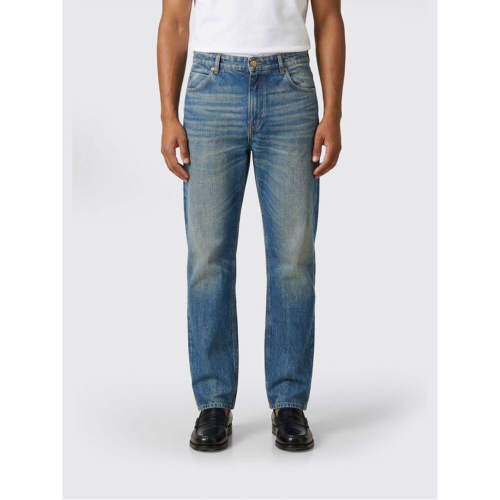 Balmain Men Balmain Straight Denim Jeans